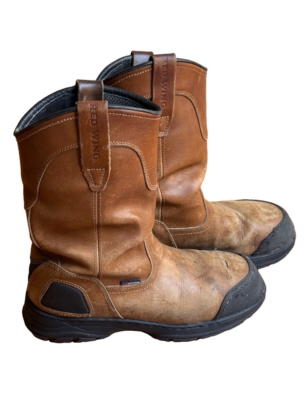 Red Wing 4448 FlexForce 11" Waterproof Safety Toe Pull On Boot Mens 11 D Brown